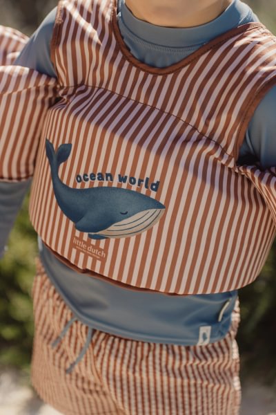 Peldveste ar uzročiem Ocean World Swim Vest with armbands, Little Ducth, LD2016366, rocketbaby.lv