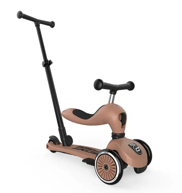 Transformējams skrejritenis Highway Kick 1, Push and Go, Wildberry Mocha, Scoot and Ride