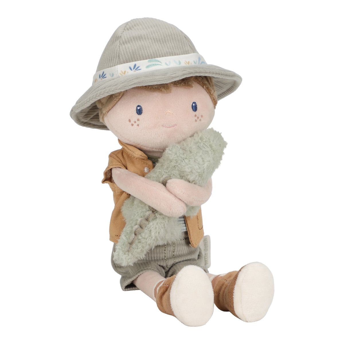 Lelle Jim, Cuddle Doll Ranger Jim 35cm, Safari Friends, Little Dutch, ld4686