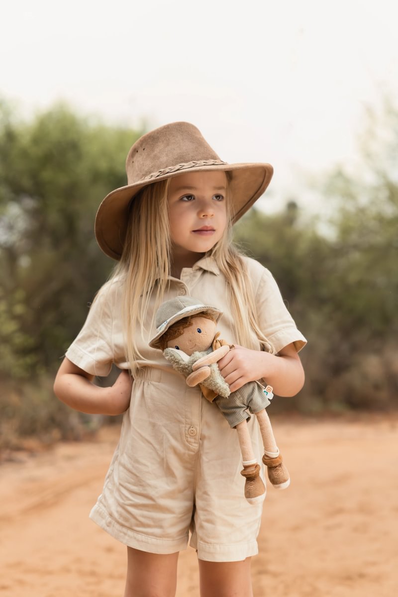 Lelle Jim, Cuddle Doll Ranger Jim 35cm, Safari Friends, Little Dutch, ld4686