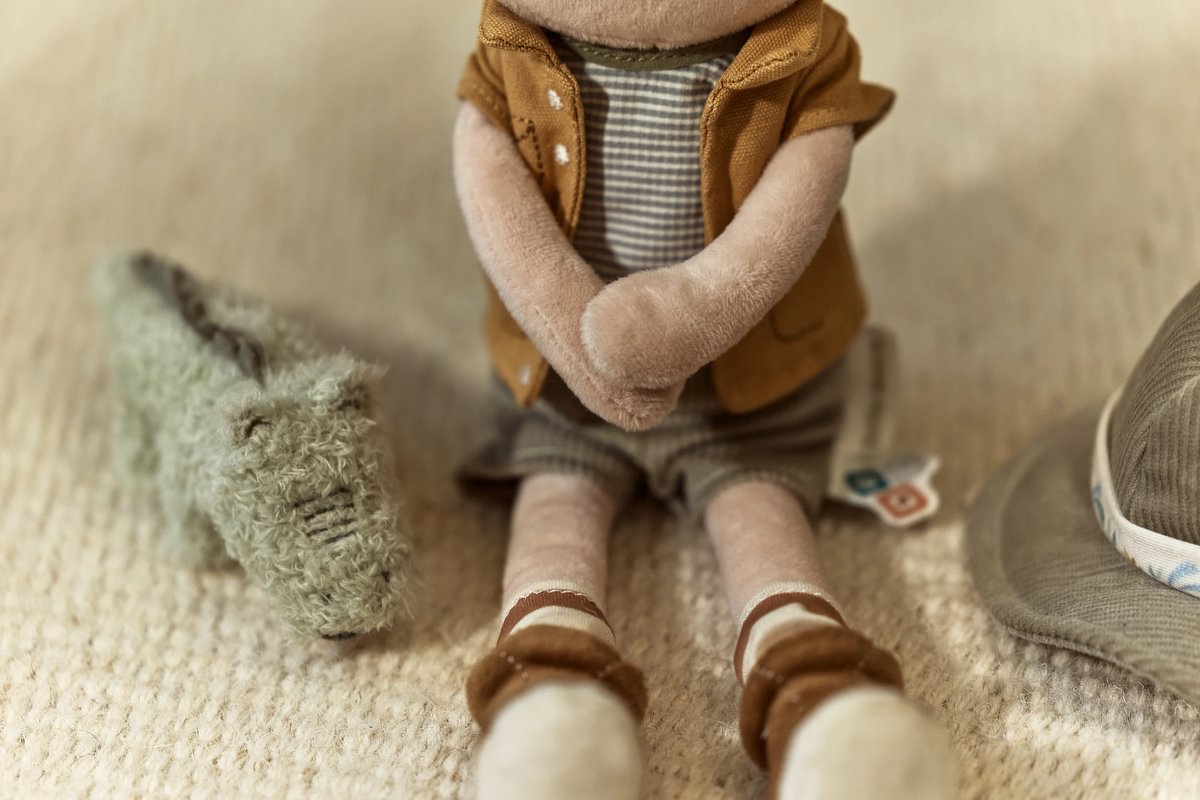 Lelle Jim, Cuddle Doll Ranger Jim 35cm, Safari Friends, Little Dutch, ld4686