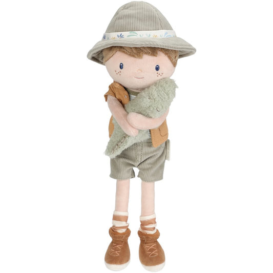Lelle Jim, Cuddle Doll Ranger Jim 35cm, Safari Friends, Little Dutch, ld4686