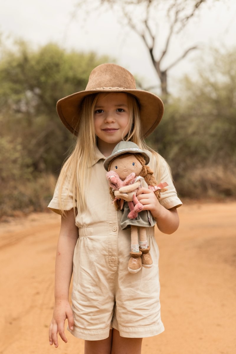 Lelle Rosa, Cuddle Doll Ranger Rosa 35cm Safari Friends, Little Dutch, ld4685
