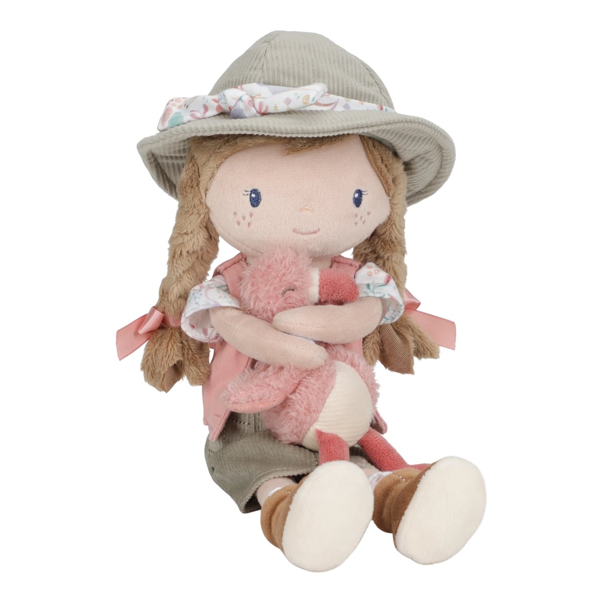 Lelle Rosa, Cuddle Doll Ranger Rosa 35cm Safari Friends, Little Dutch, ld4685