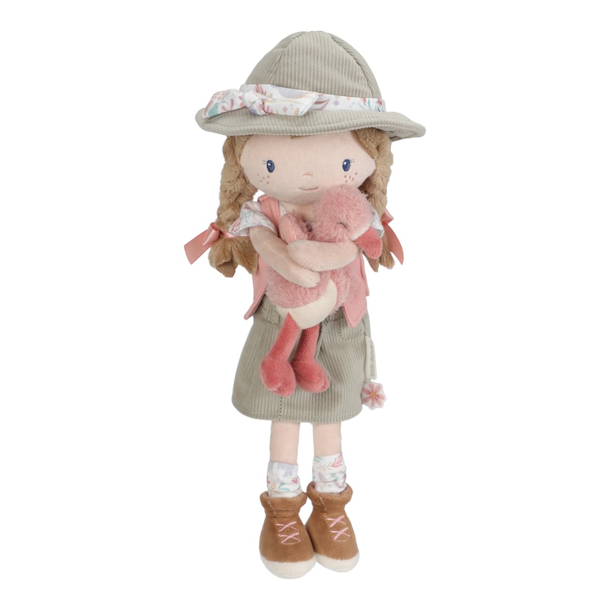 Lelle Rosa, Cuddle Doll Ranger Rosa 35cm Safari Friends, Little Dutch, ld4685