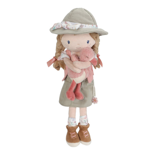 Lelle Rosa, Cuddle Doll Ranger Rosa 35cm Safari Friends, Little Dutch, ld4685