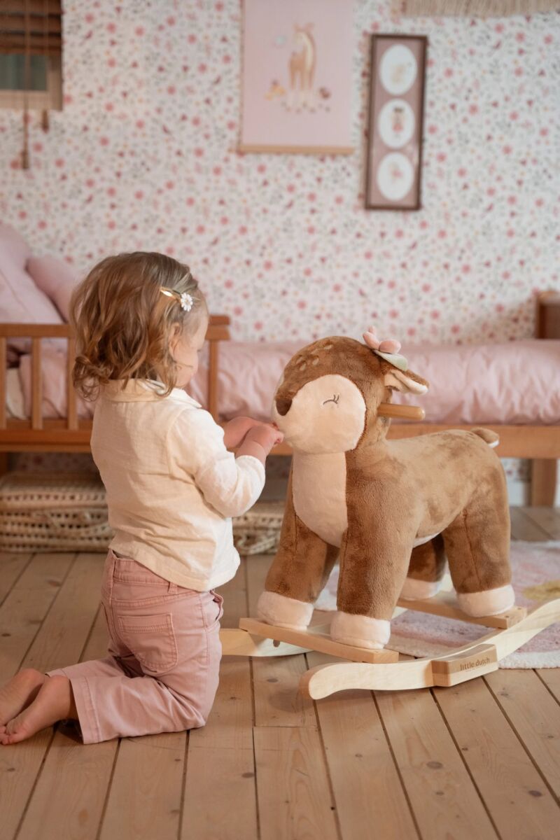 Šūpuļzirdziņš Stirniņa, Rocking Deer Fairy Garden, Little Dutch, ld7362