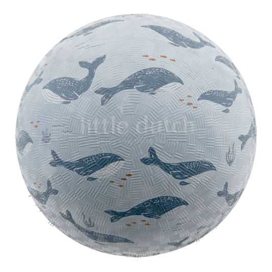 Atsperīga gumijas bumba Ocean World Blue, Rubber Ball, Little Dutch, LD2016158 