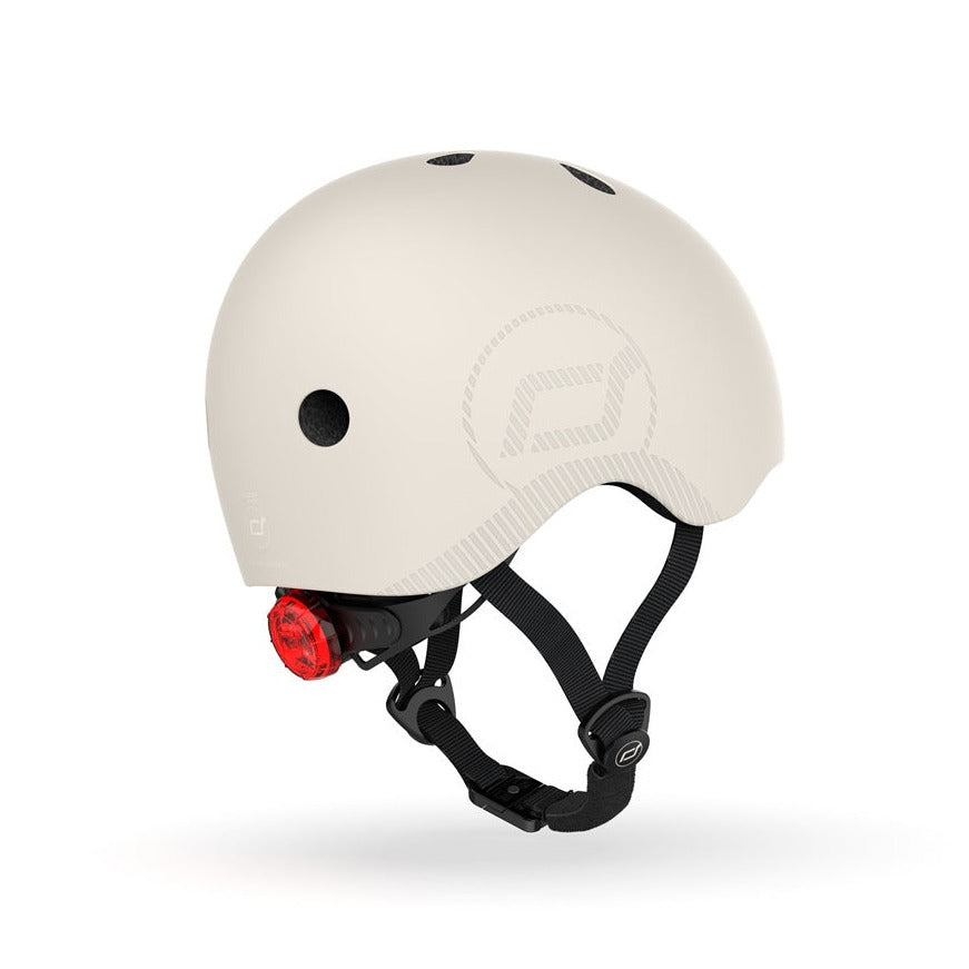 Bērnu ķivere pelēka, Helmet Ash, Scoot and Ride, M-L, SAR00887