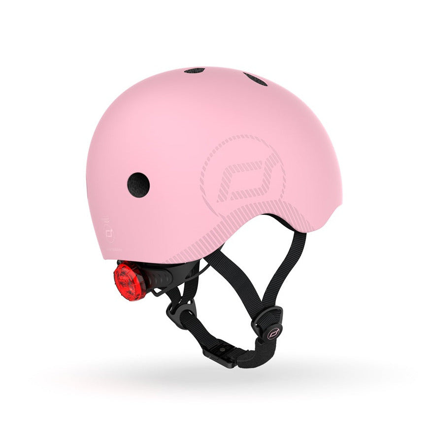 Bērnu ķivere rozā, Helmet Rose, Scoot and Ride, M-L, SAR00889