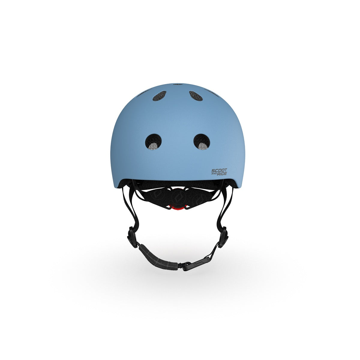 Bērnu ķivere zila, Helmet Steel, Scoot and Ride, M-L, SAR00891
