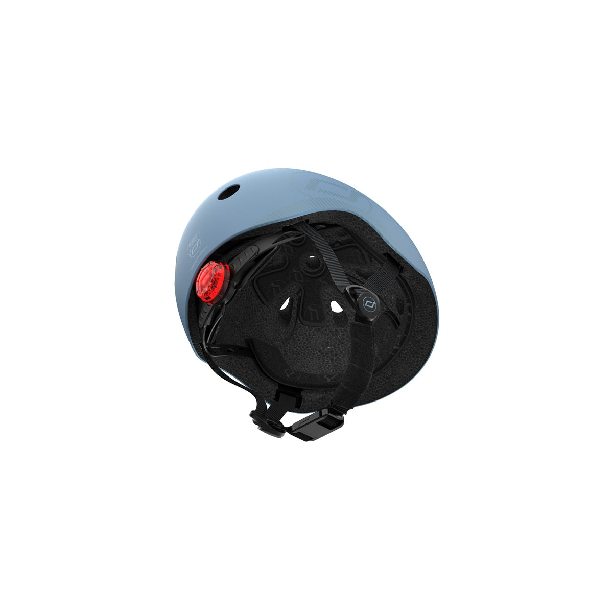 Bērnu ķivere zila, Helmet Steel, Scoot and Ride, M-L, SAR00891
