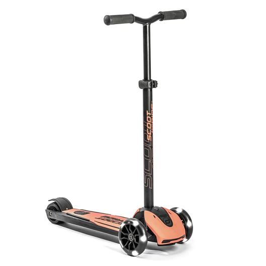 Bērnu skrejritenis, Highwaykick 5 LED, Peach, Scoot and Ride, 96436