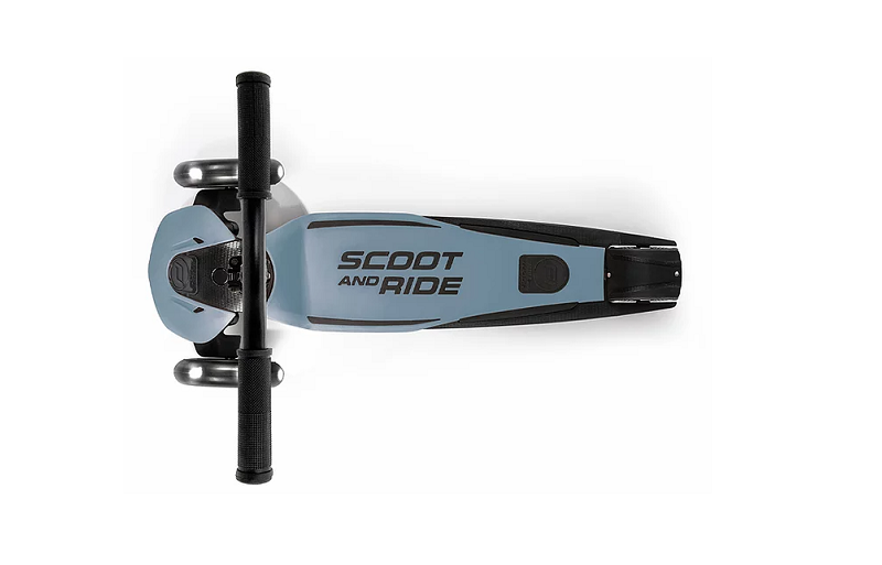 Bērnu skrejritenis zils, Highwaykick 5 LED, Steel, Scoot and Ride, 96434