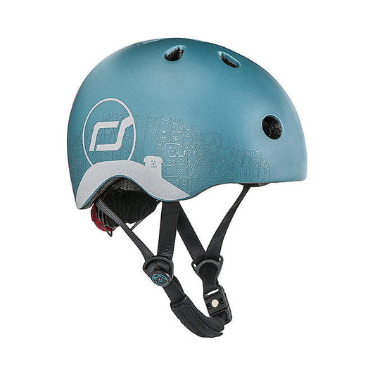 Atstarojoša bērnu ķivere Steel Reflective Helmet, Scoot and Ride, XXS-S, 96495
