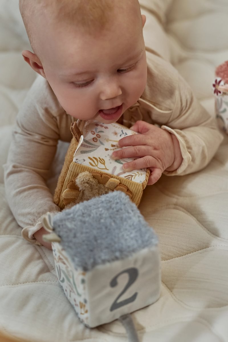 Mīkstie kubi Safari Friends, Soft Block Set, Little Dutch, ld8316
