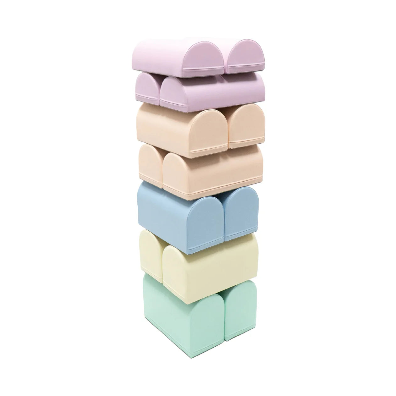 Mīkstie kluči Activity Blocks Soft Play, IGLU - Light Pastel