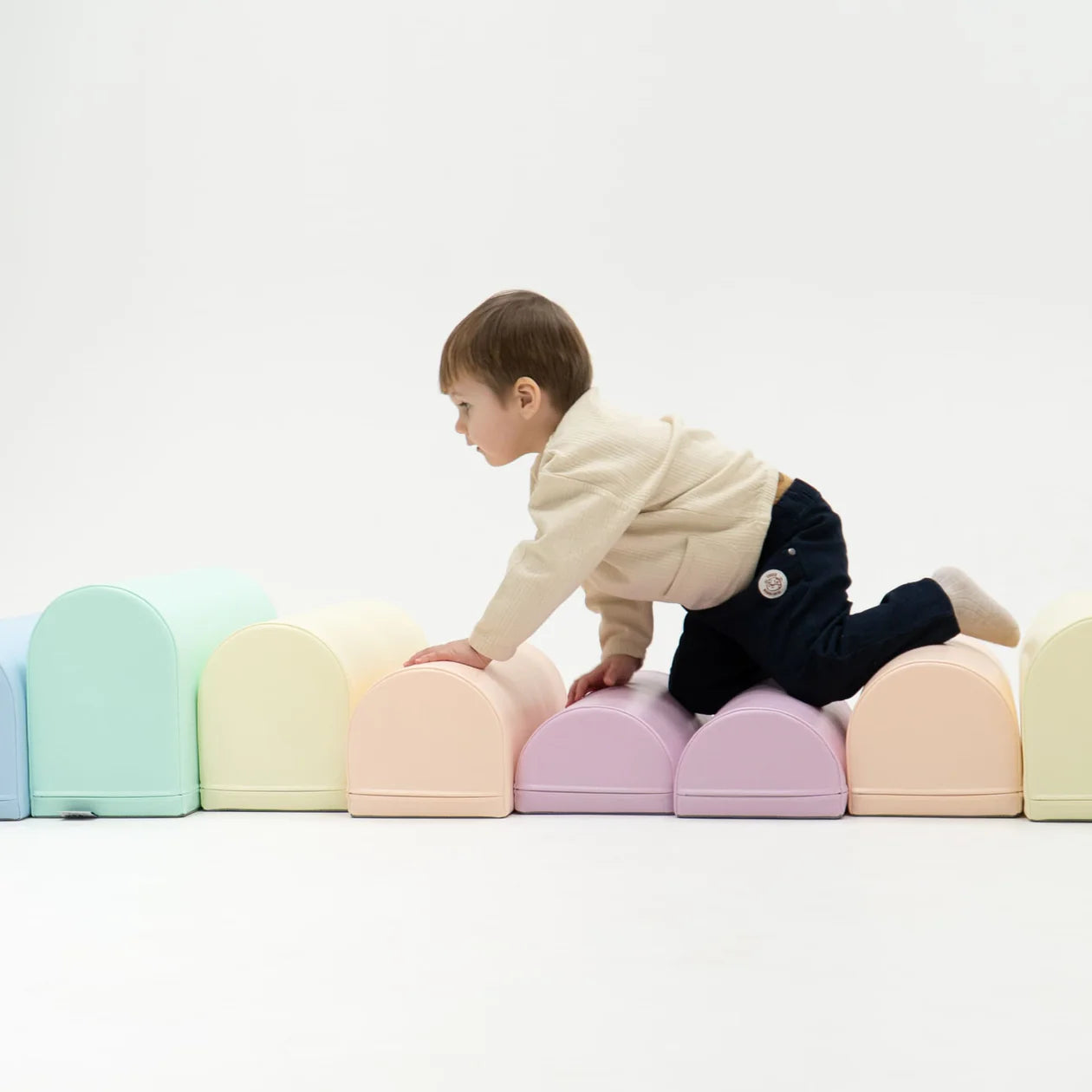 Mīkstie kluči Activity Blocks Soft Play, IGLU - Light Pastel