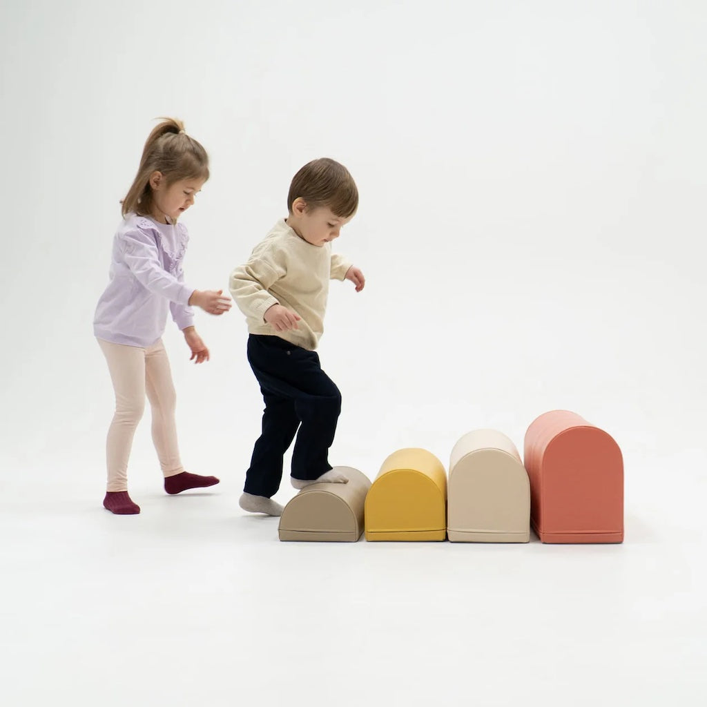 Mīkstie kluči Activity Blocks Soft Play, IGLU - Pastel pink, rozā pasteļa