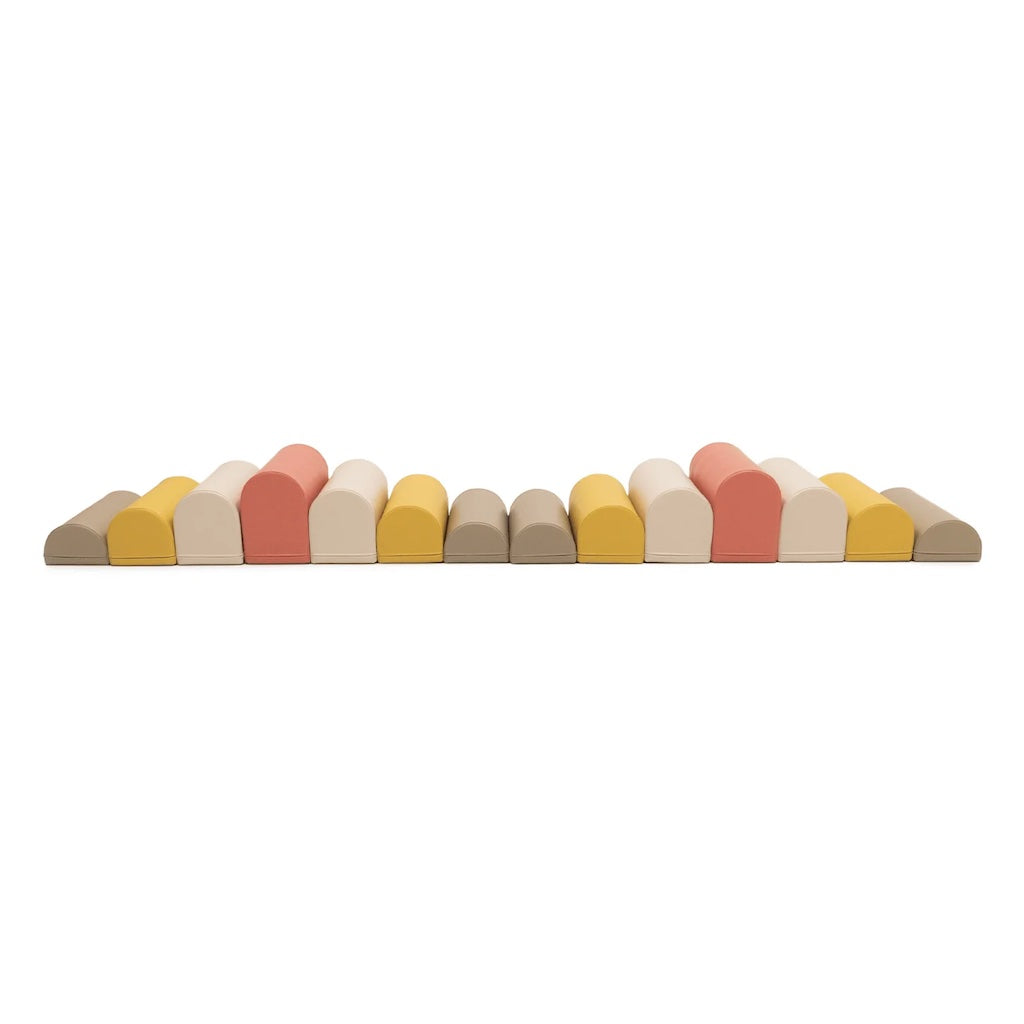 Mīkstie kluči Activity Blocks Soft Play, IGLU - Pastel pink, rozā pasteļa