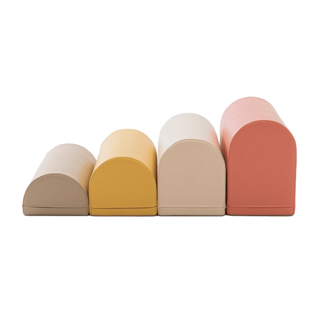 Mīkstie kluči Activity Blocks Soft Play, IGLU - Pastel pink, rozā pasteļa