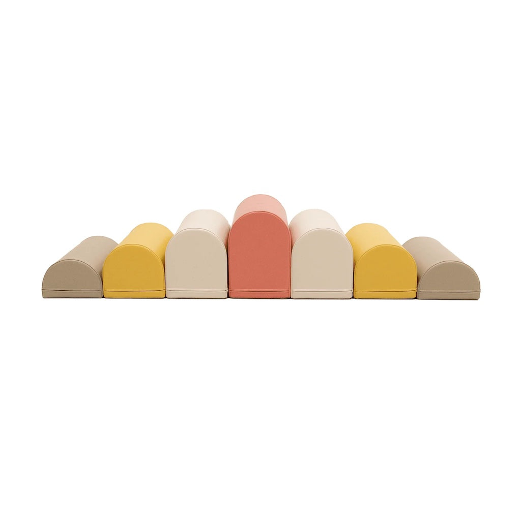 Mīkstie kluči Activity Blocks Soft Play, IGLU - Pastel pink, rozā pasteļa