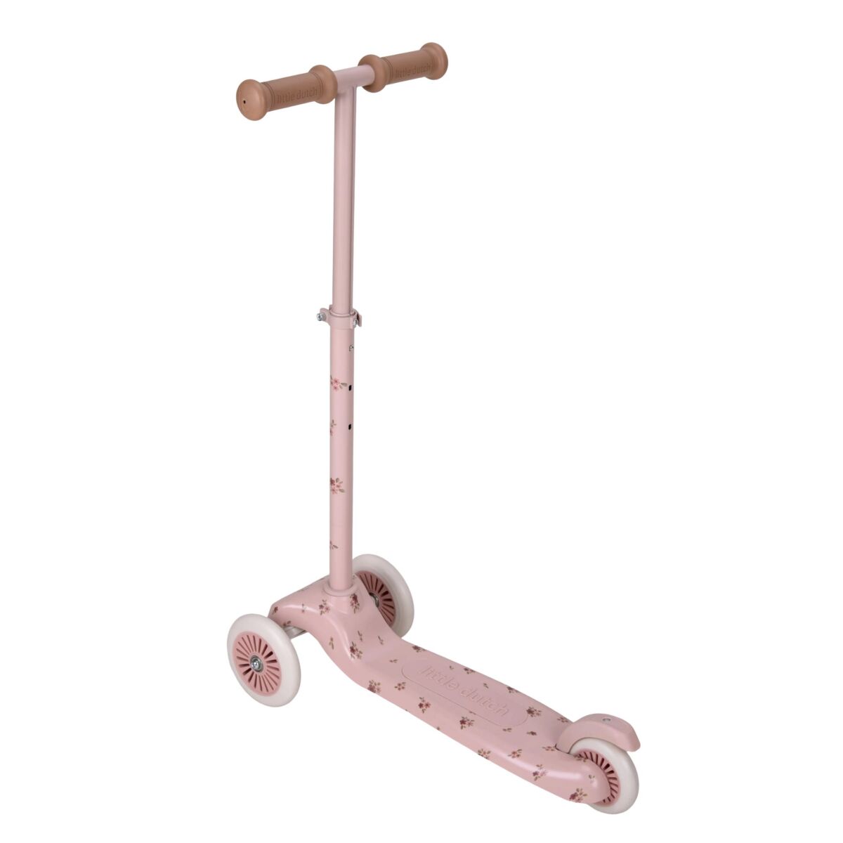 Bērnu skrejritenis Fairy Floral Pink, Scooter 3-Cycle, Little Dutch, LD6085