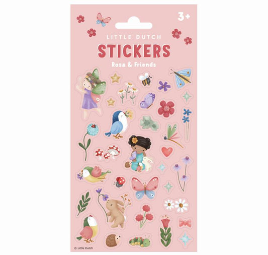 Uzlīmes Rosa & Friends, Sticker sheet, Little Dutch, LD100748