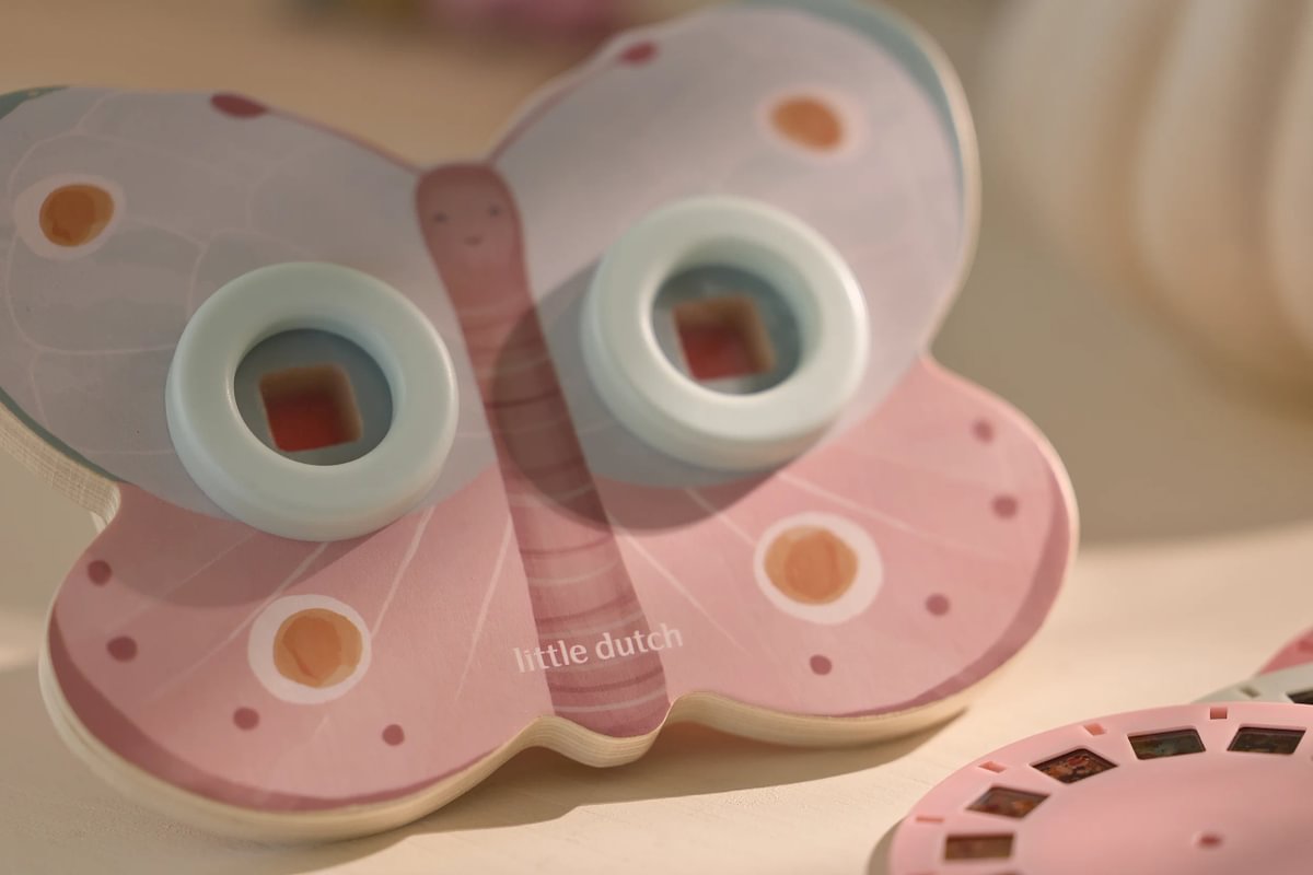 Koka stāstu Projektors Fairy Garden, Story Viewer Butterfly, Little Dutch, ld7359, rocketbaby.lv