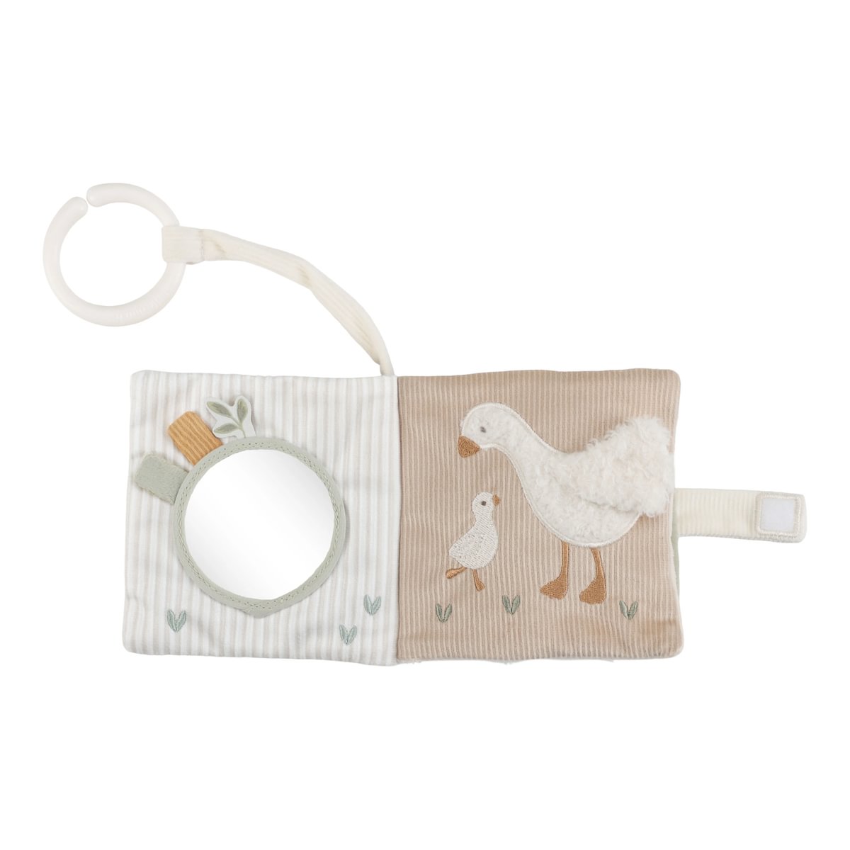 Mīkstā grāmata Newborn Naturals, Soft activity Booklet, Little Dutch