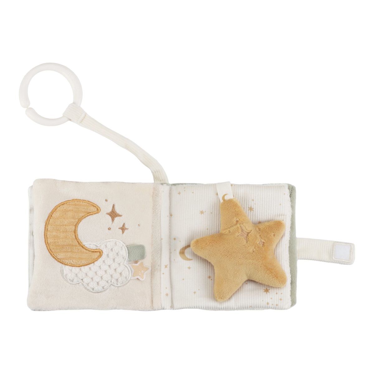 Mīkstā grāmata Newborn Naturals, Soft activity Booklet, Little Dutch