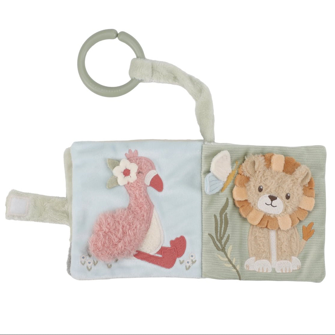 Mīkstā grāmata Safari Friends, Soft Activity Booklet, Little Dutch, LD8319