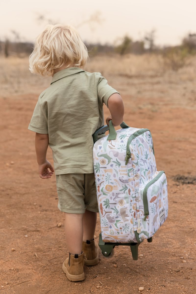 Bērnu koferis/čemodāns Safari Friends, Suitcase, Little Dutch, ld4924