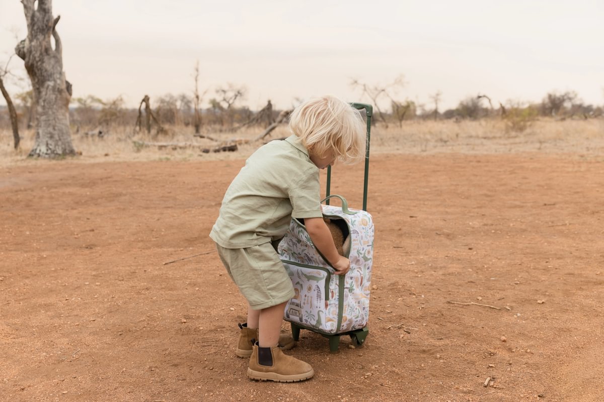 Bērnu koferis/čemodāns Safari Friends, Suitcase, Little Dutch, ld4924