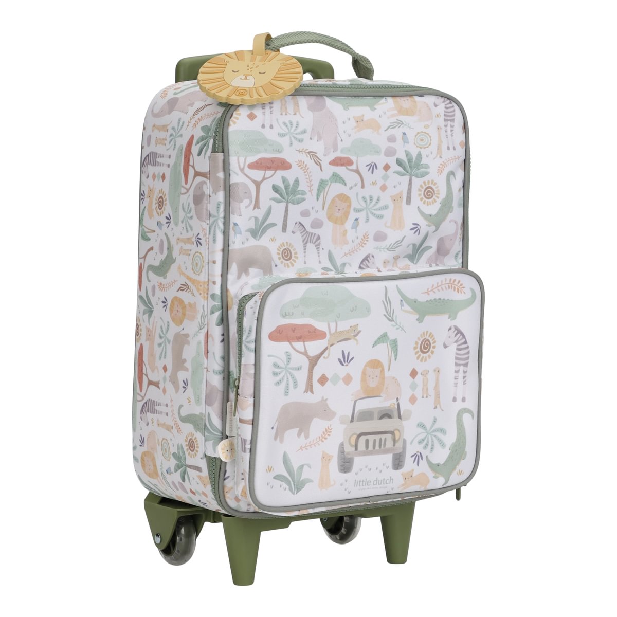 Bērnu koferis/čemodāns Safari Friends, Suitcase, Little Dutch, ld4924