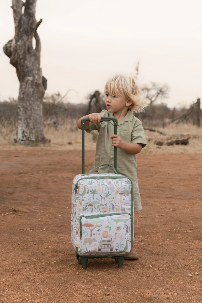 Bērnu koferis/čemodāns Safari Friends, Suitcase, Little Dutch, ld4924
