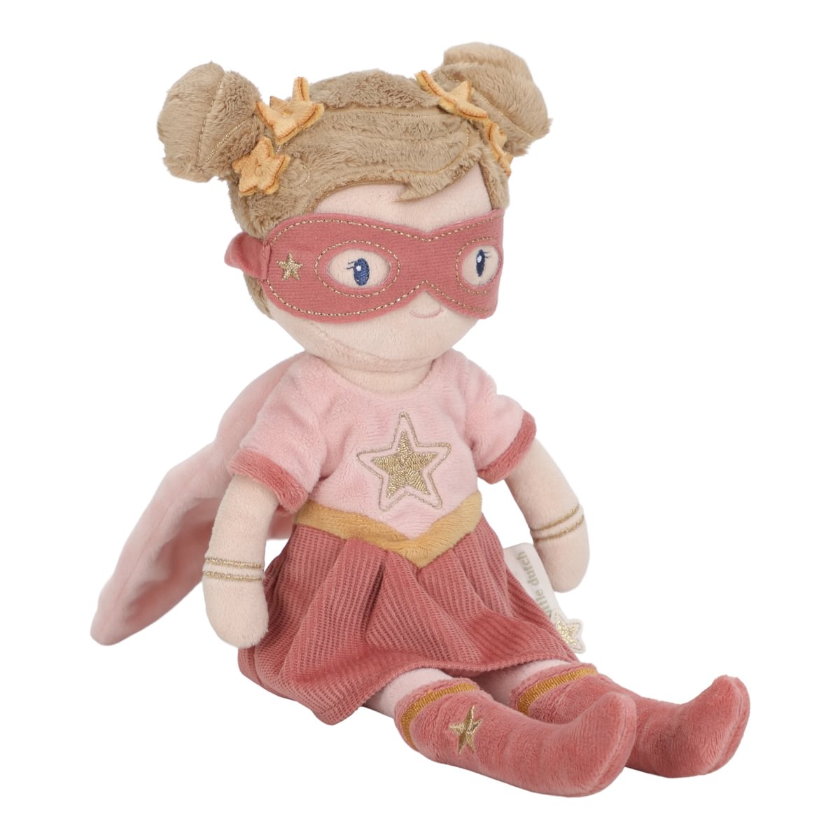 Supervarone lelle Rosa Cuddle Doll Superhero Rosa 35cm, Little Dutch, LD4673