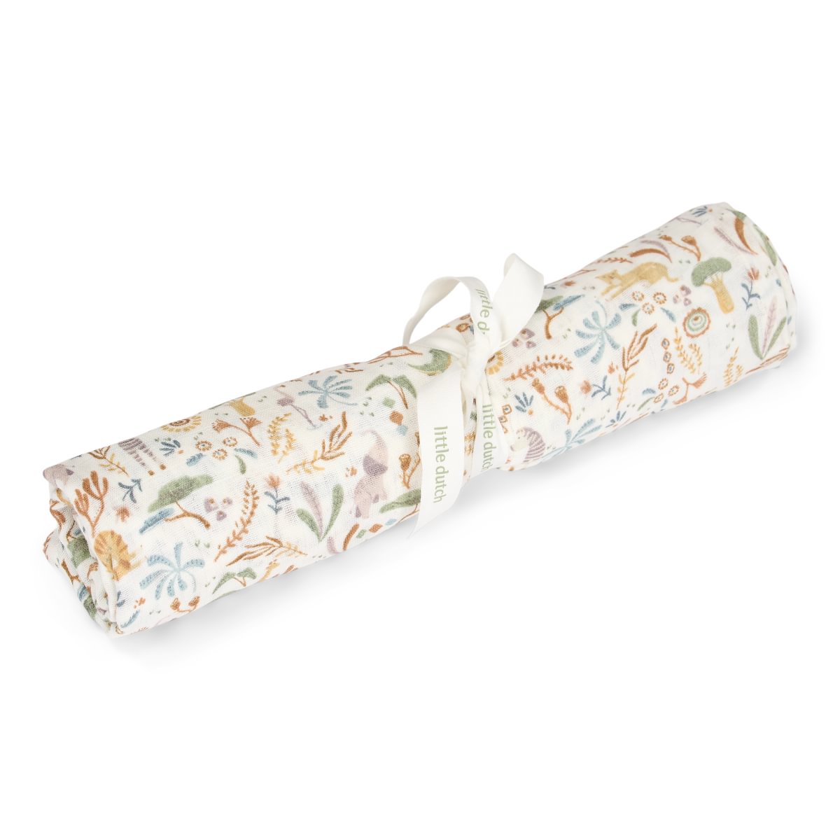 Muslīna kokvilnas sedziņa / autiņš Muslin Swaddle, Safari Wonders, Little Dutch, TE51906047