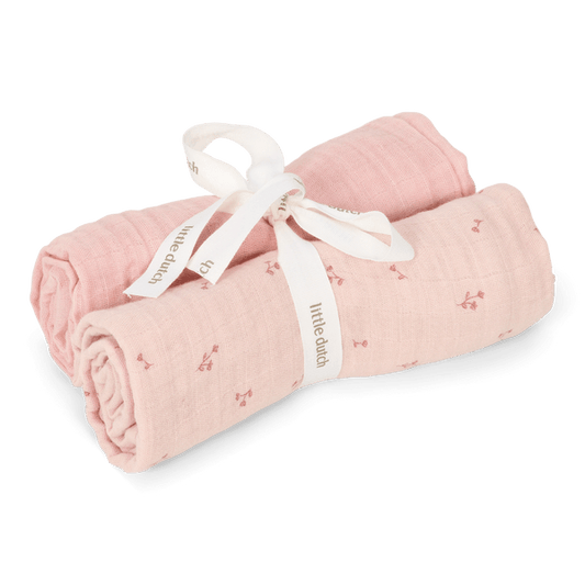 Muslīna kokvilnas autiņi Muslin Swaddles, Pure Blossom, Little Dutch,TE51855038