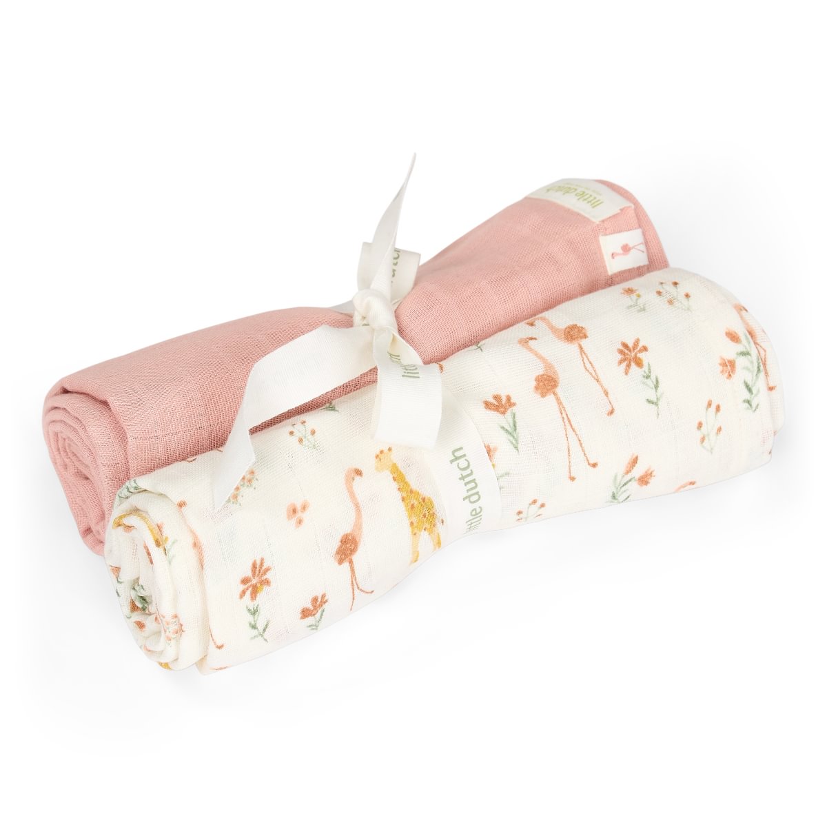 Muslīna kokvilnas autiņi Muslin Swaddles, Blooming Safari, Little Dutch, TE51856047