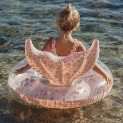 Peldriņķis ar nāriņas asti Dreamy Mermaid, Swim Ring, 91cm, Little Dutch, ld2016390, rocketbaby.lv