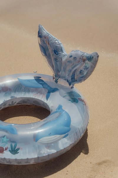 Peldriņķis ar Vaļa asti Ocean World, Swim Ring, 90cm, Little Dutch, ld2016391, rocketbaby.lv