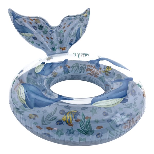 Peldriņķis ar Vaļa asti Ocean World, Swim Ring, 90cm, Little Dutch, ld2016391, rocketbaby.lv