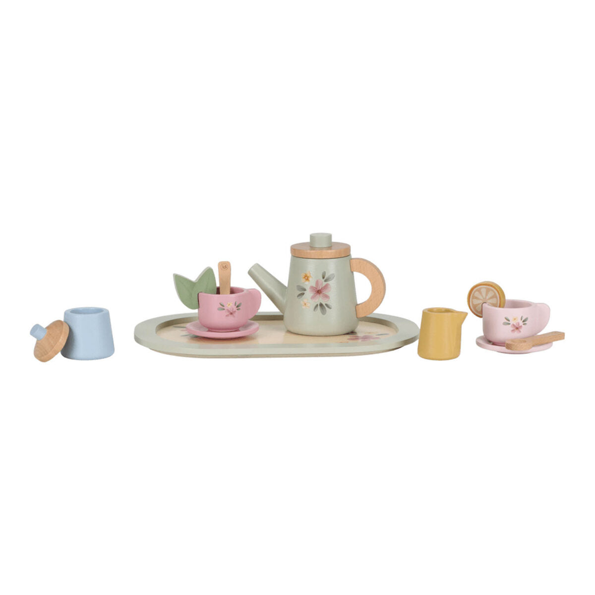 Koka tējas servīze, Wooden tea set, Little Dutch, ld2507