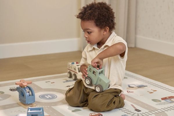 Koka traktors, Wooden Tractor, Little Dutch, ld2551