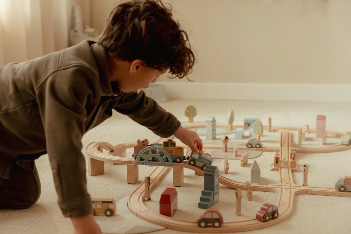 Koka vilcienu sliežu trase