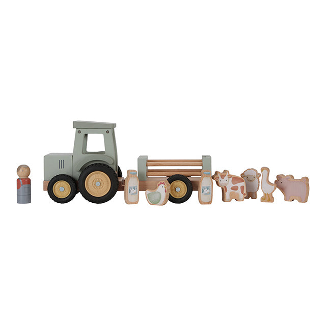 Traktors ar treileri Little Farm, Tractor with Trailer, Little Dutch, LD7149