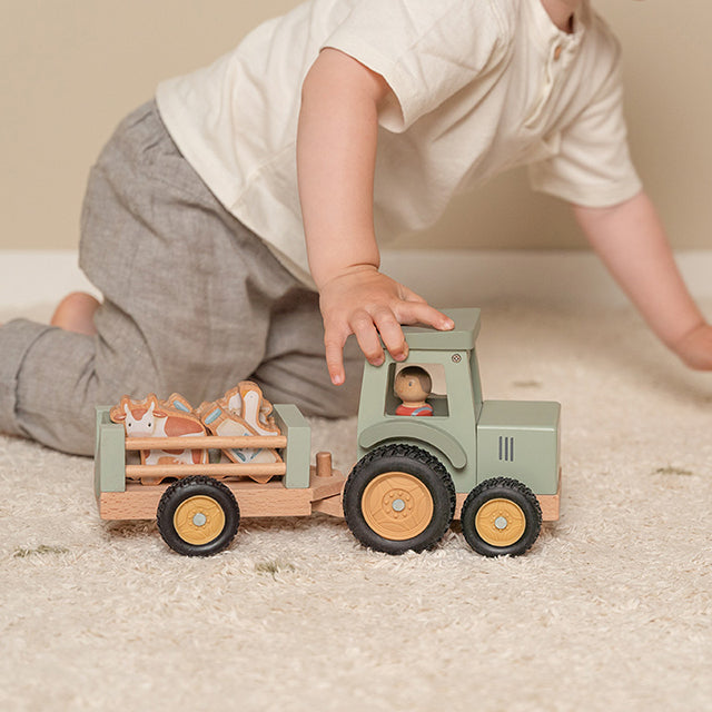 Traktors ar treileri Little Farm, Tractor with Trailer, Little Dutch, LD7149