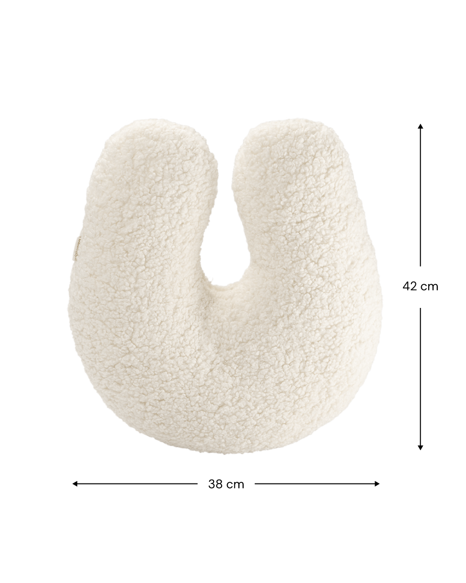 Spilvens Cream White U Pillow, Wigiwama