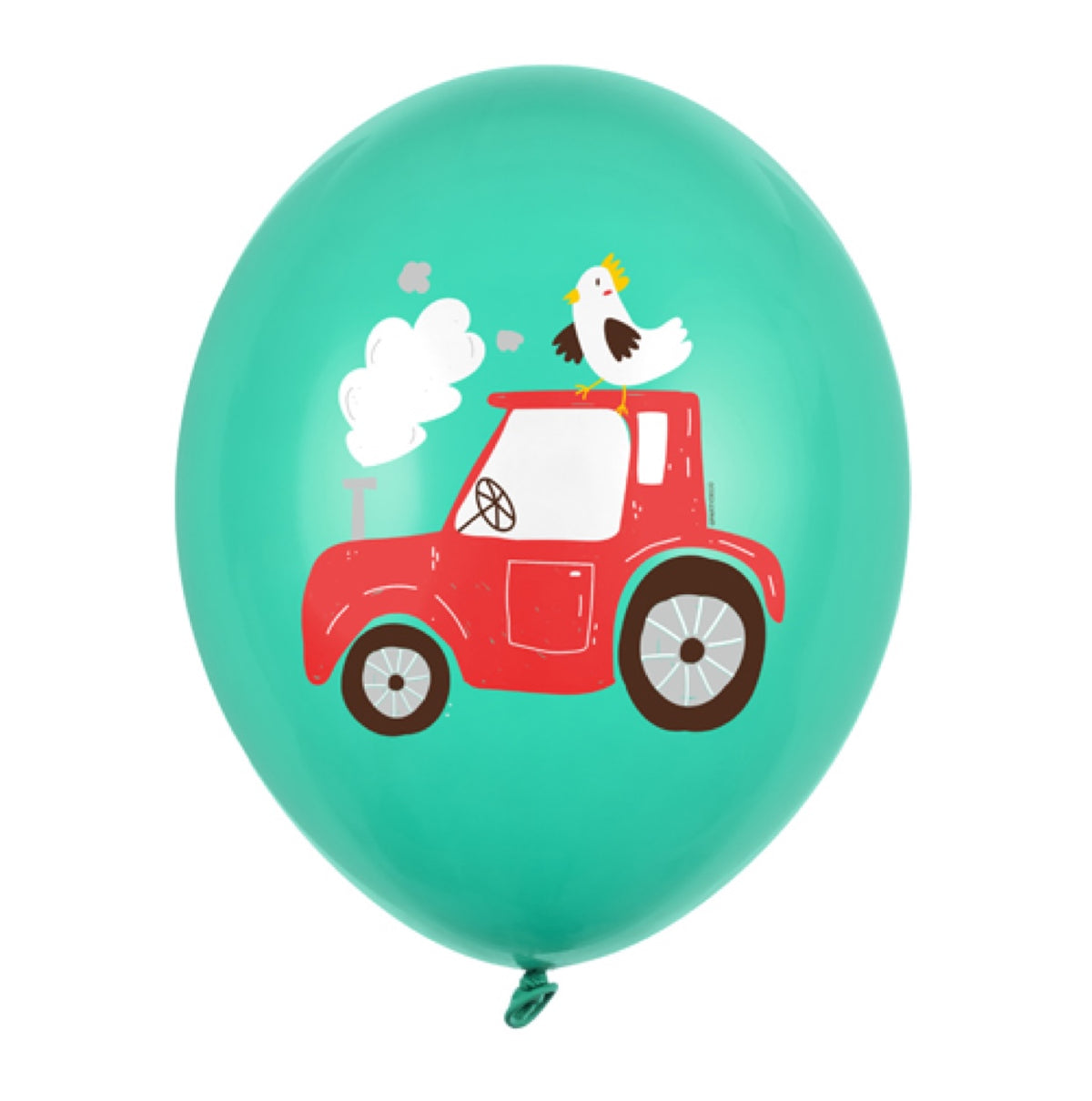 Balons - Traktors, Balloon Farm, Green, zaļš, 30cm